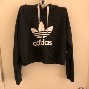 Adidas Originals Cropped Hoodie Sweatshirt